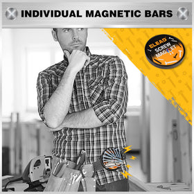 Slatwall-compatible six-piece set for van or shelving use
