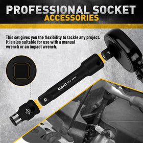 ELEAD socket adapters simplify transitions between drive sizes during repairs.