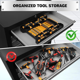 ELEAD storage rack keeps all wrenches organized.