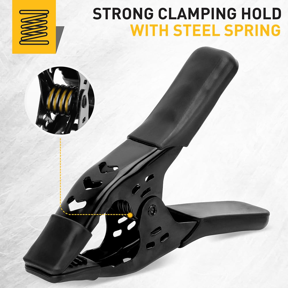 ELEAD tarp clamp in outdoor setup for tarps and cover.
