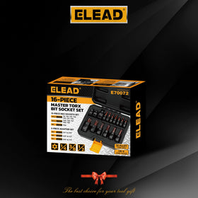 ELEAD Torx socket adapters for 1/4, 3/8, and 1/2 drives enable flexible setups