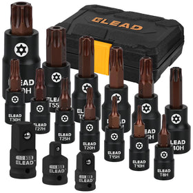 ELEAD Torx sockets set with 1/4 drive for precise fastener fit and wide coverage