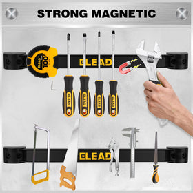 Compact wall organizer suitable for garage, workshop, or kitchen spaces