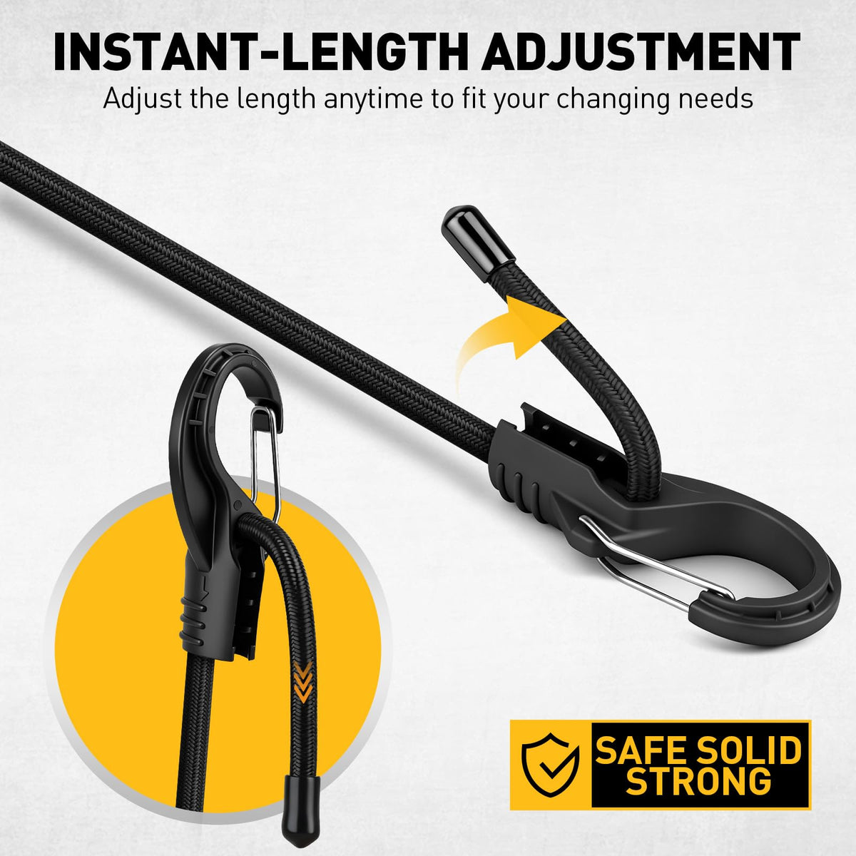 ELEAD weather-resistant coating protects hooks against rust outdoors
