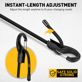 ELEAD weather-resistant coating protects hooks against rust outdoors
