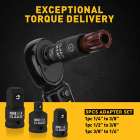 S2 steel and chrome vanadium core ensures enduring rugged performance.