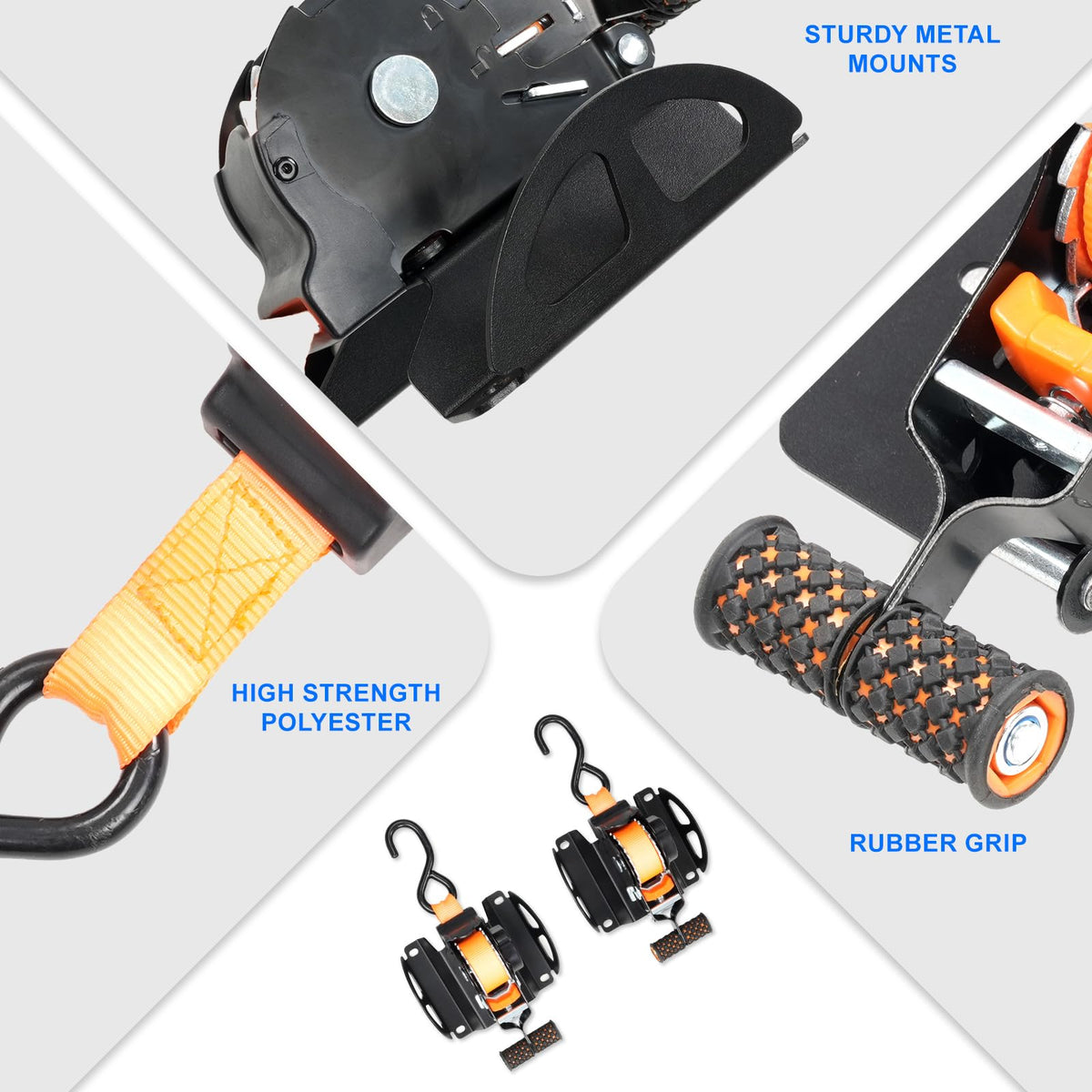 ELECFRESH UV-treated webbing stays vibrant and strong under sun and rain.