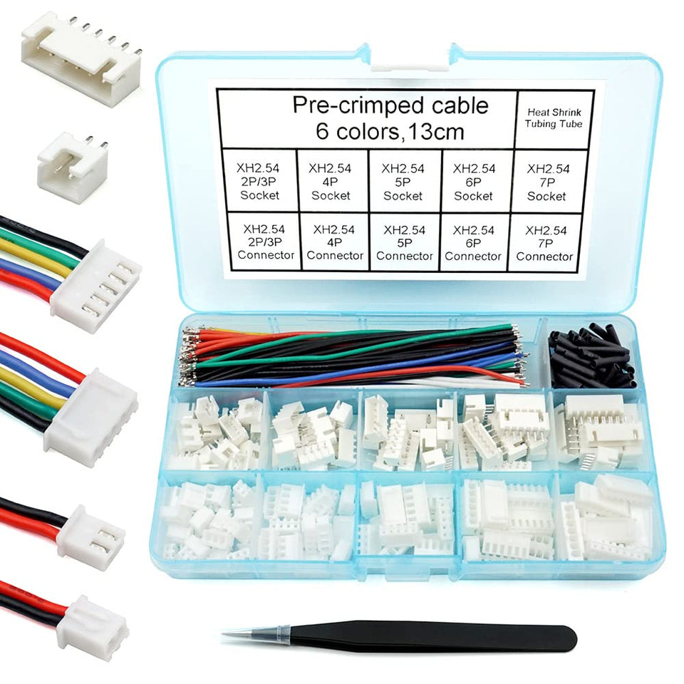 Elechawk XH connector kit full view for versatile balance leads.
