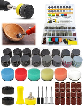 Elechiakan 1inch sanding discs for precise detailing on small projects.