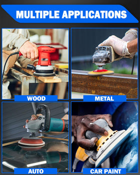 Elechiakan ideal for auto, wood, metal, and glass polishing tasks.