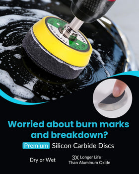 Elechiakan buffing pads and wool pad enable versatile polishing tasks