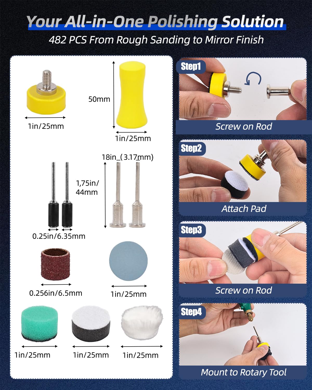 Elechiakan color-coded grit storage box keeps grits organized for fast swaps.