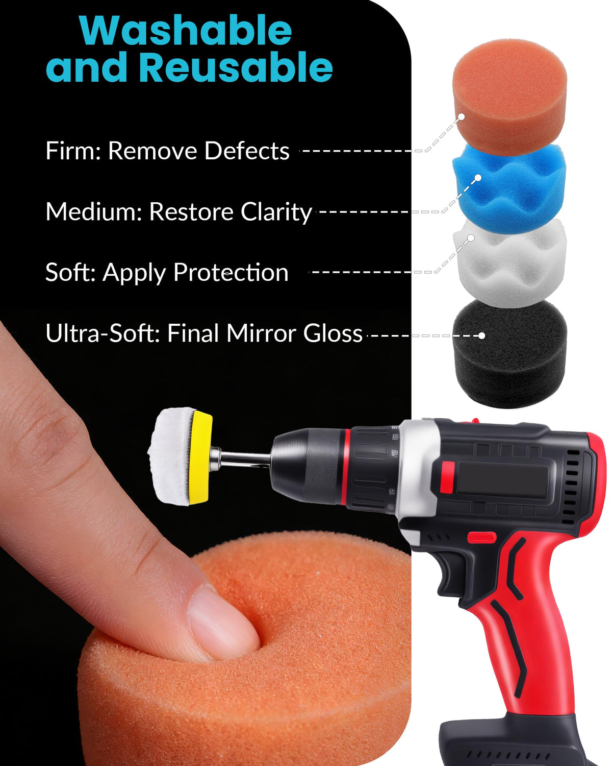 Elechiakan headlight restoration kit brightens headlights with smooth results