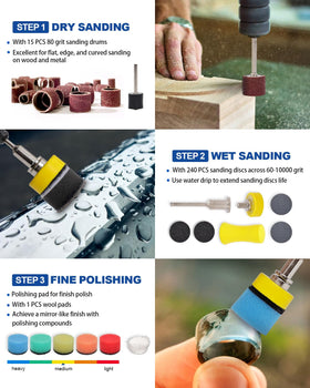 Elechiakan multi-hardness polishing pads for varied cutting needs