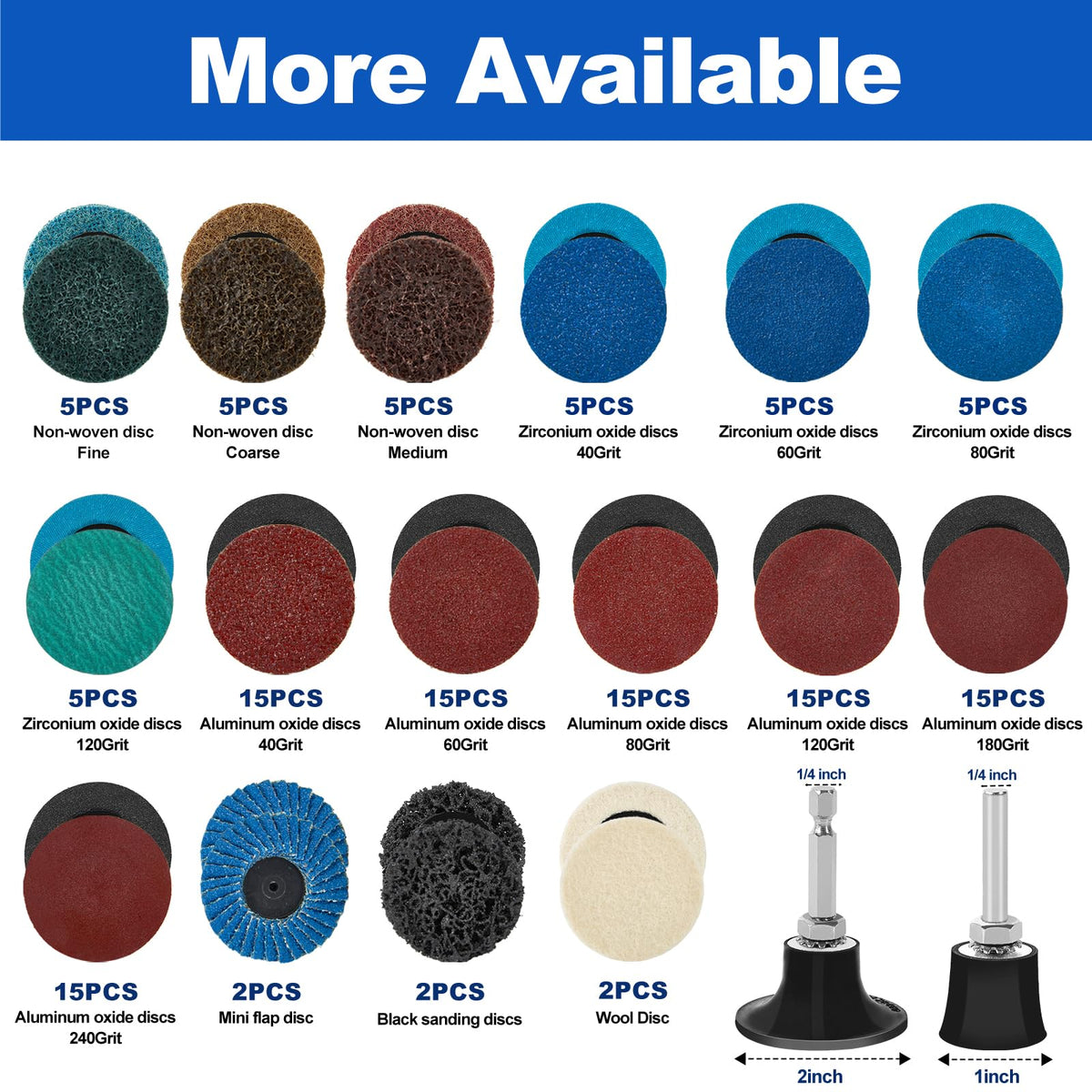 Elechiakan quick-change roll-lock assembly for fast, one-handed disc swaps.