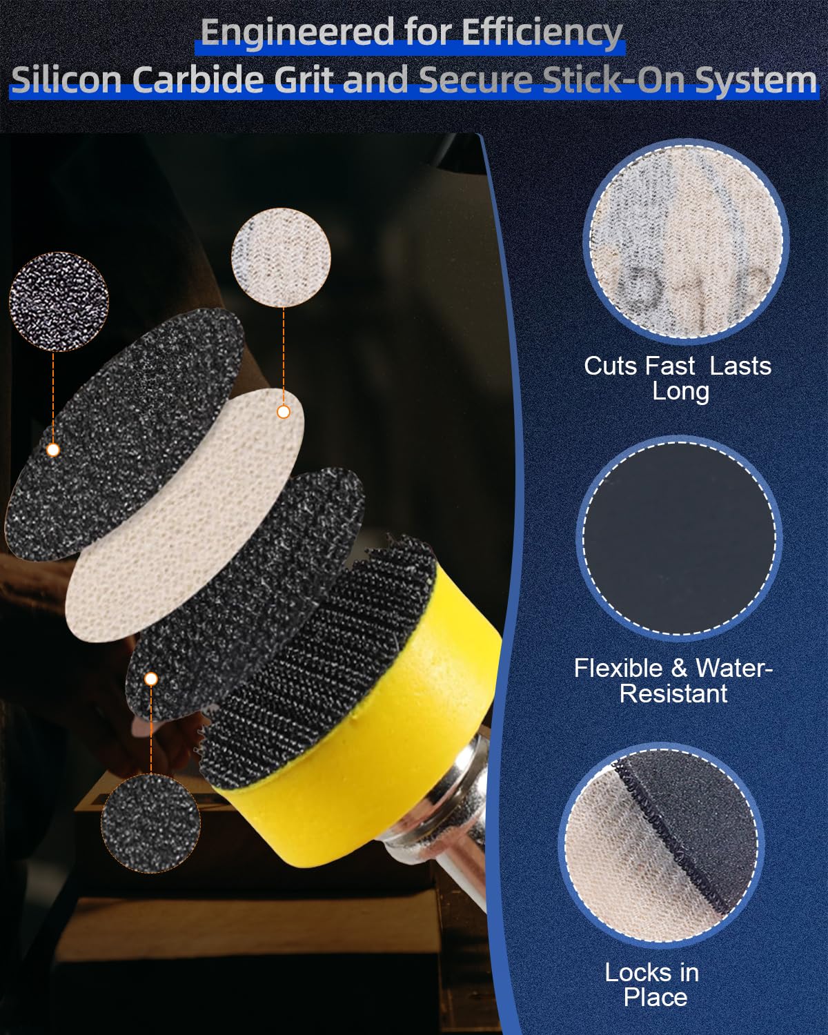 Elechiakan wet-dry sanding paper 60-10000 for versatile finishes.
