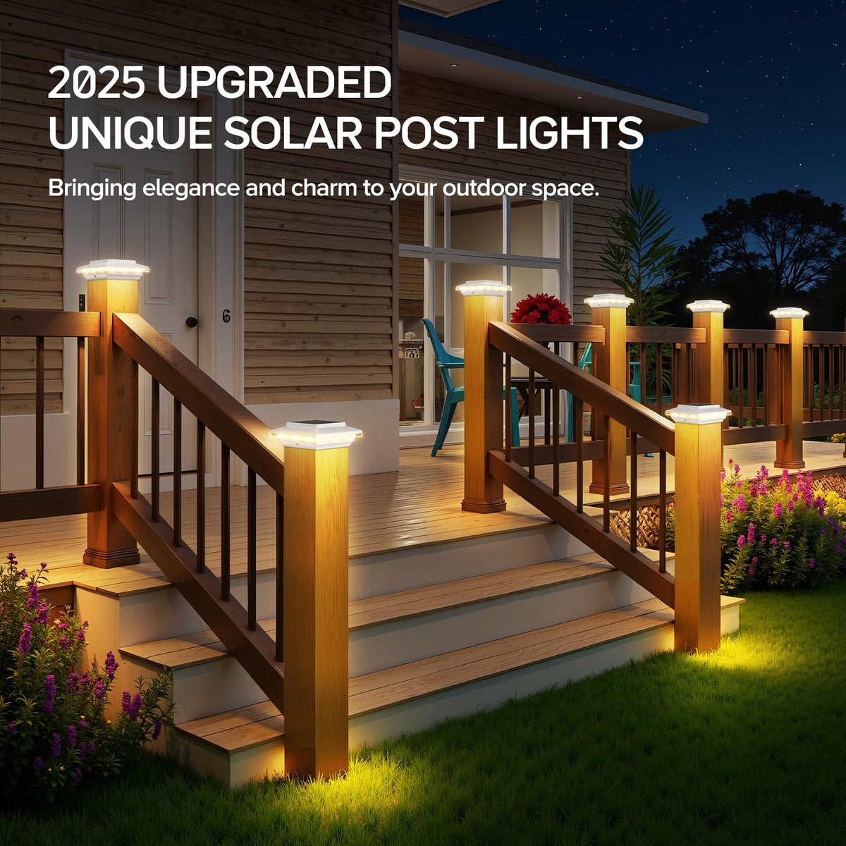 ELECLINK compatible with vinyl or wooden posts, no wiring needed