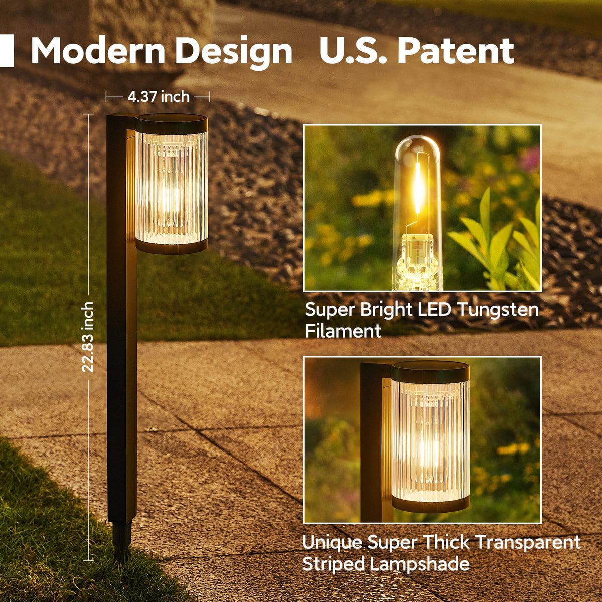ELECLINK bright LED tungsten filament bulbs add modern charm to outdoor lighting