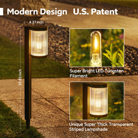 ELECLINK bright LED tungsten filament bulbs add modern charm to outdoor lighting