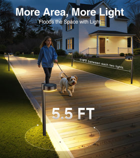 ELECLINK outdoor light with IP65 housing resists rain and snow for year-round use.