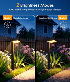 ELECLINK IP65 weatherproof pathway lights withstand rain and snow
