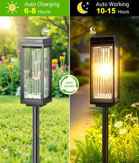 ELECLINK tall 25 inch pathway light enhances yard visibility