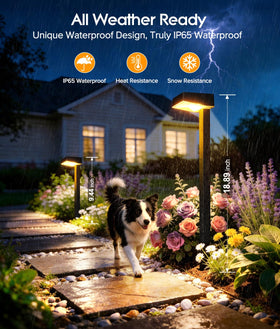 ELECLINK two-height adjustable pathway lights for flexible layouts