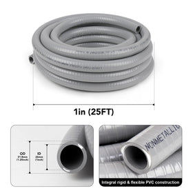 Elecoman conduit kit fittings shown for flexible routing around corners.