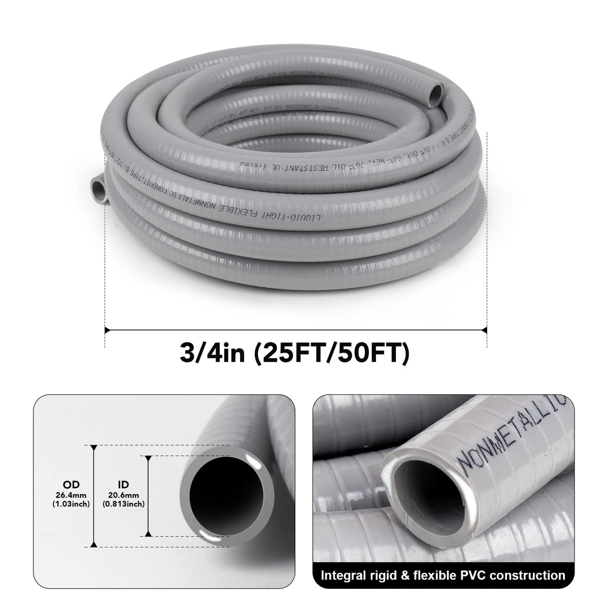 Elecoman five straight connector fittings for quick, secure installations.