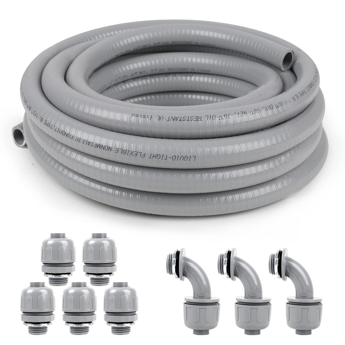Elecoman conduit kit 50ft spool enables fast installations with a flexible, easy-to-pull design.
