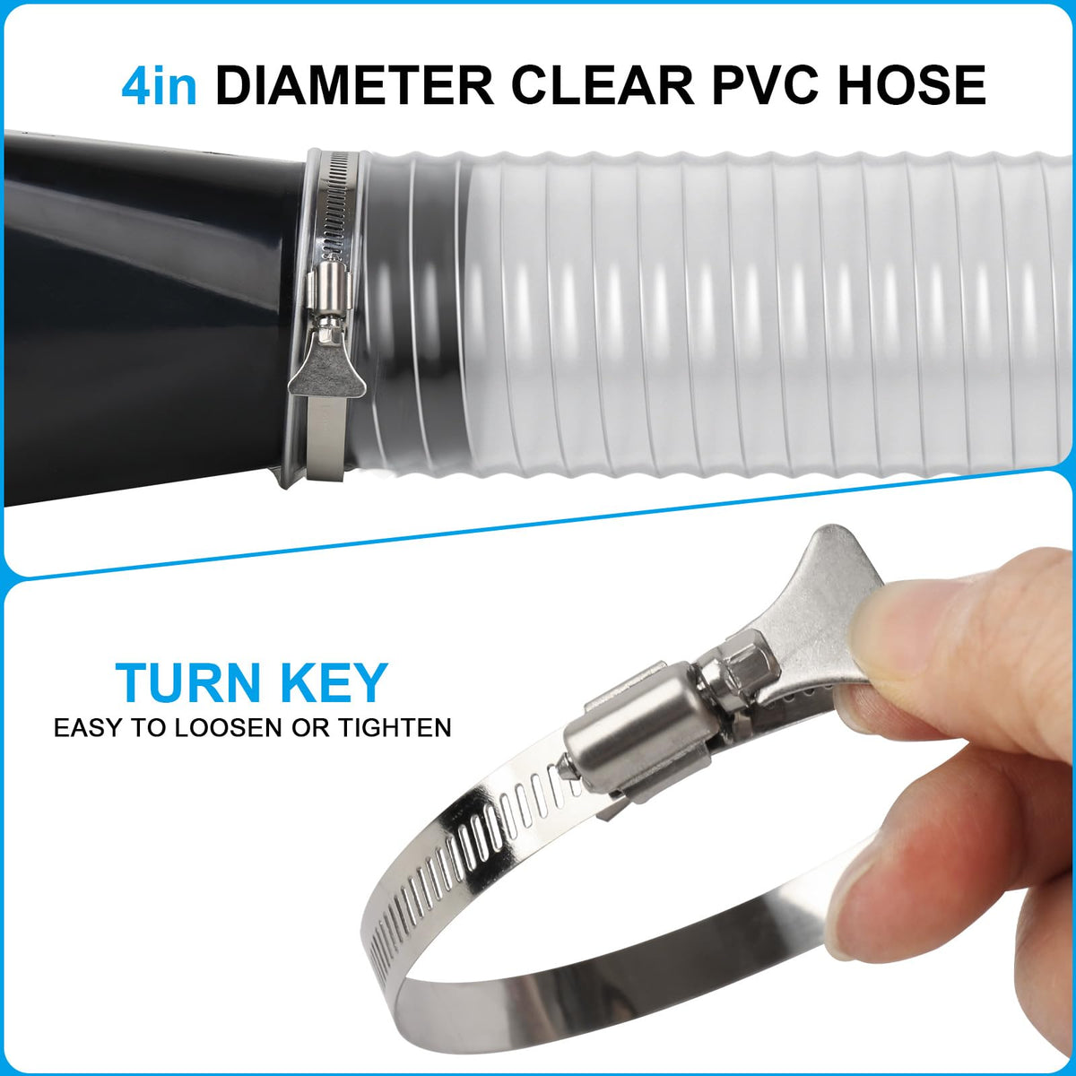 Elecoman easy-install dust hose suitable for flexible setups.