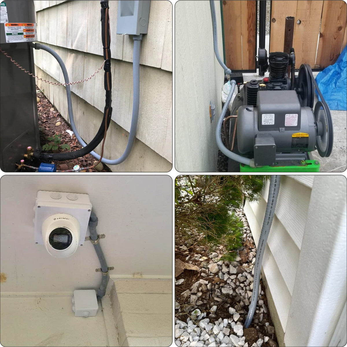 Elecoman conduit kit suitable for HVAC, marine, and outdoor equipment applications.