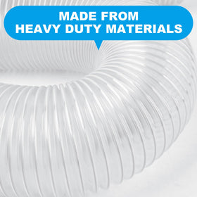 Elecoman includes stainless steel clamps for secure connections.