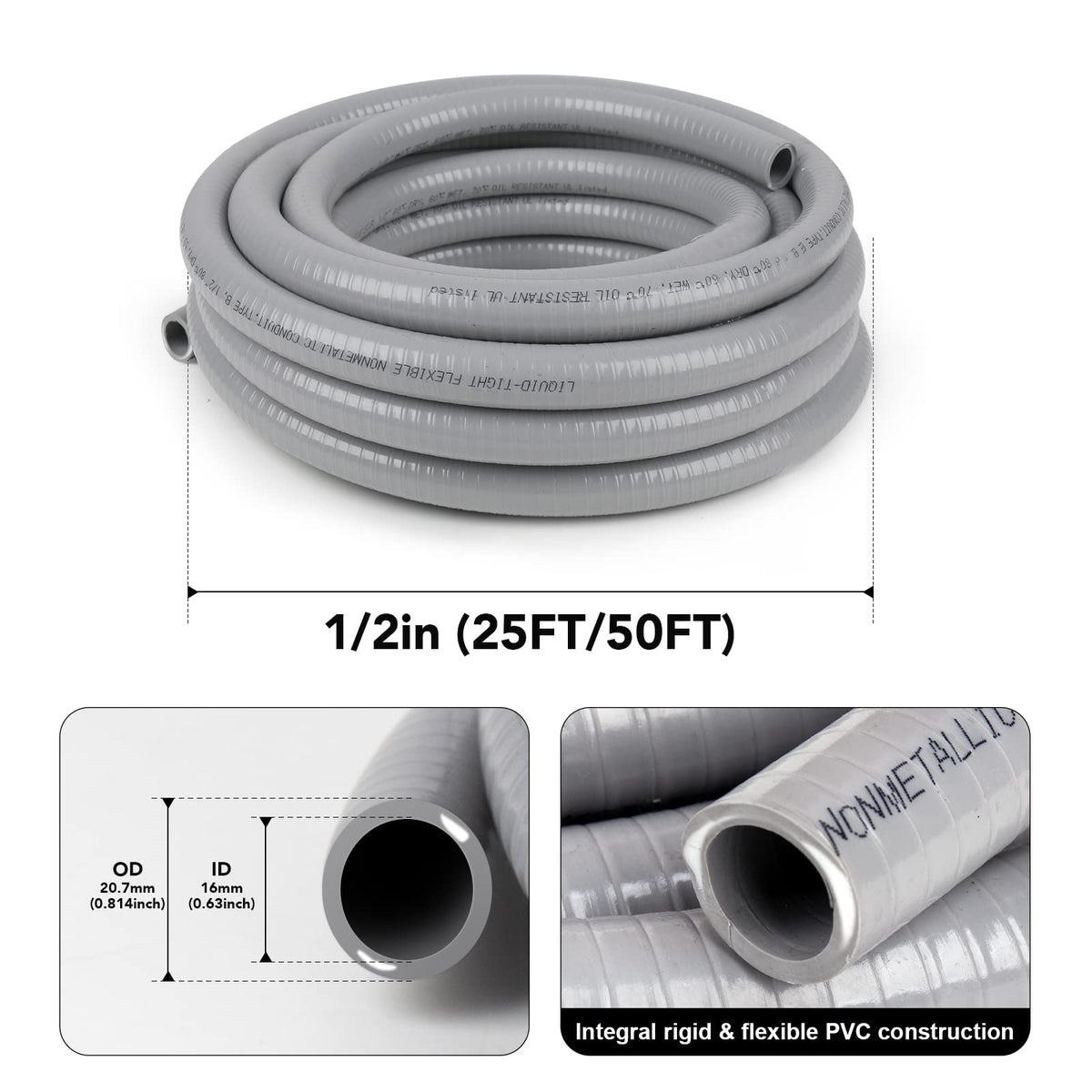 Elecoman 5 straight fittings illustrate versatile connections for straight runs.