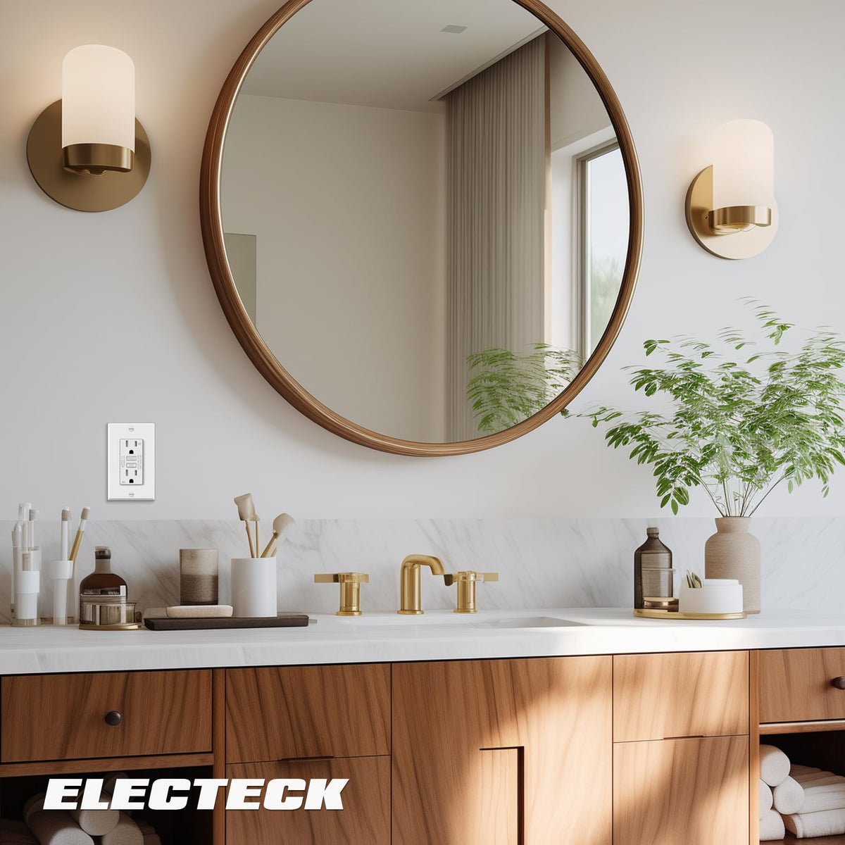 ELECTECK ETL-listed 15A GFCI for code-compliant outdoor power.