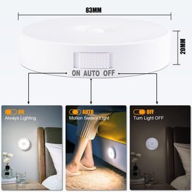 Electight closet light with magnetic strip provides hands-free illumination