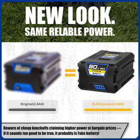 ELECtrysium LED gauge displays remaining runtime for efficient work.