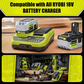 ELECtrysium battery in-use with drill demonstrates reliable cordless performance