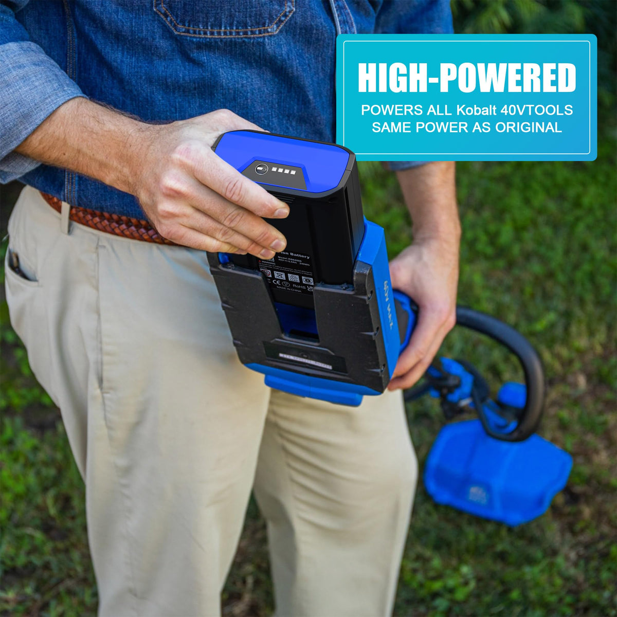 ELECtrysium 6000mAh fast charging setup with compatible Kobalt charger