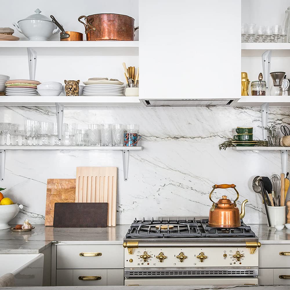 Heavy-duty steel Eledom brackets ideal for kitchen or garage storage