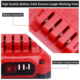 ELEFLY 20V battery in use with Craftsman tools for reliable power.