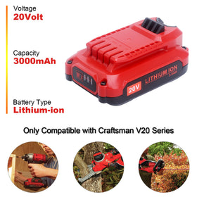 ELEFLY 20V battery with LED indicator shows charge status at a glance.