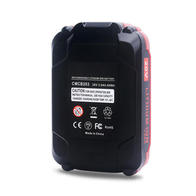 ELEFLY 20V battery eco packaging highlights sustainable materials.