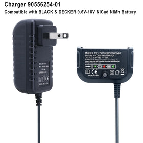 ELEFLY charger works with Black & Decker 90556254-01 for easy compatibility.