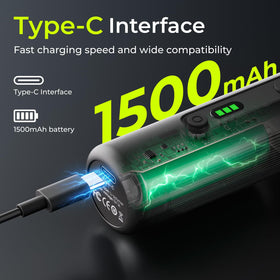 ELEGOO 1500mAh rechargeable battery enables longer sessions.