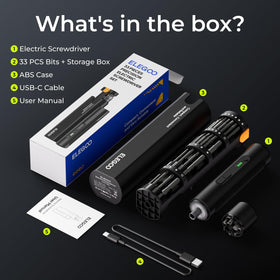 ELEGOO compact tool kit on workbench for easy access.