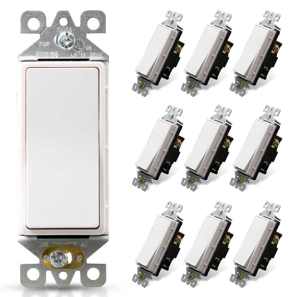 ELEGRP 3 Way Decorator Switch front view for multi-location lighting control.