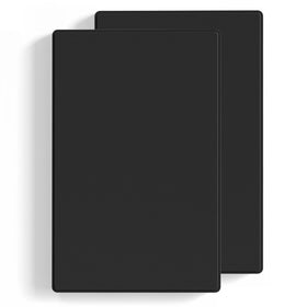 ELEGRP blank wall plate cover in matte black for unused outlets.