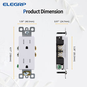 ELEGRP break-off tabs enabling two-circuit configuration