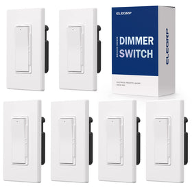ELEGRP Digital Dimmer Switch front view with smooth LED dimming